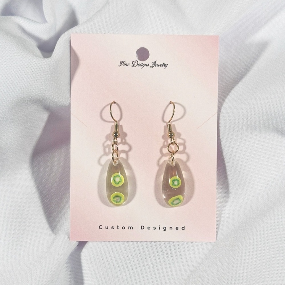 💚18K Gold Fruit Earrings💚
